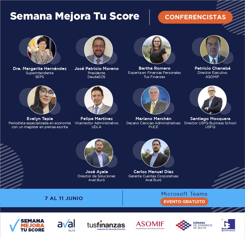 CONFERENCISTAS Semana Mejora tu Score