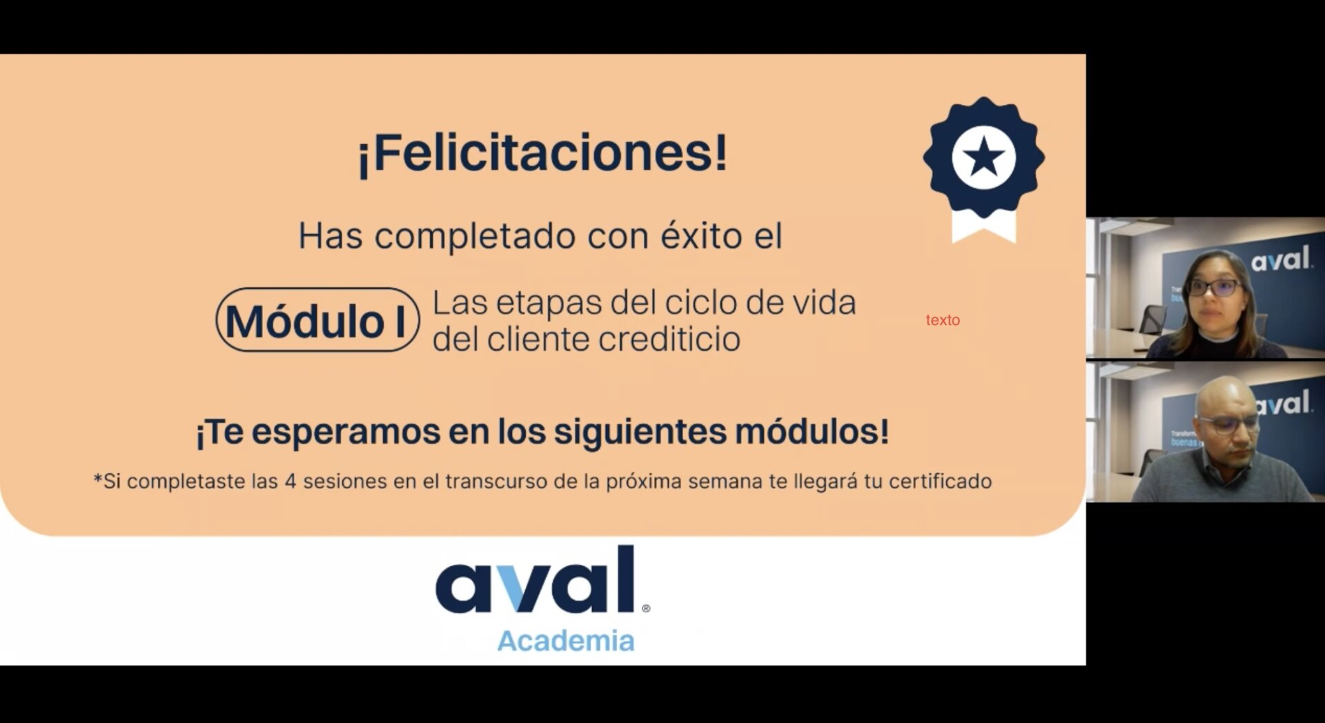 Nuevo módulo certificado