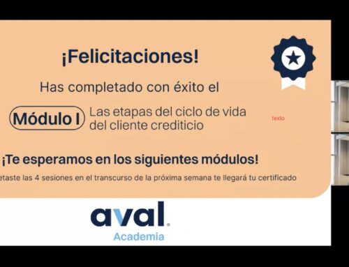 Aval Academia de Crédito entrega certificación
